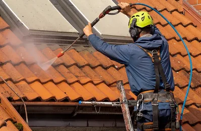 Démoussage et hydrofuge de toiture à Surville
